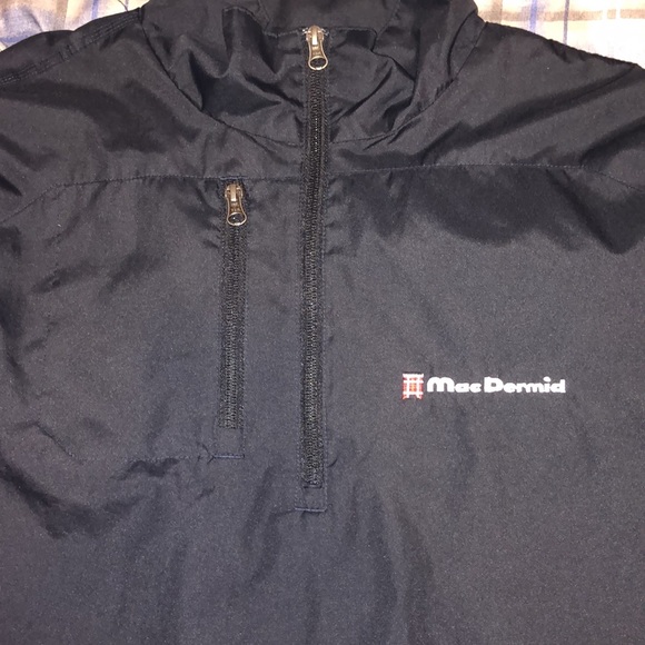 Large men’s black windbreaker - Picture 2 of 4